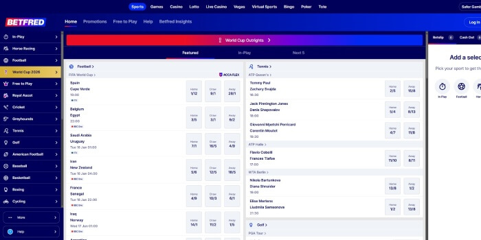 Betfred Sport Betting