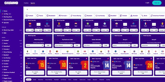 Casumo Sport Betting