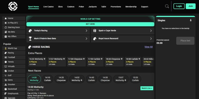 Grosvenor Sport Betting